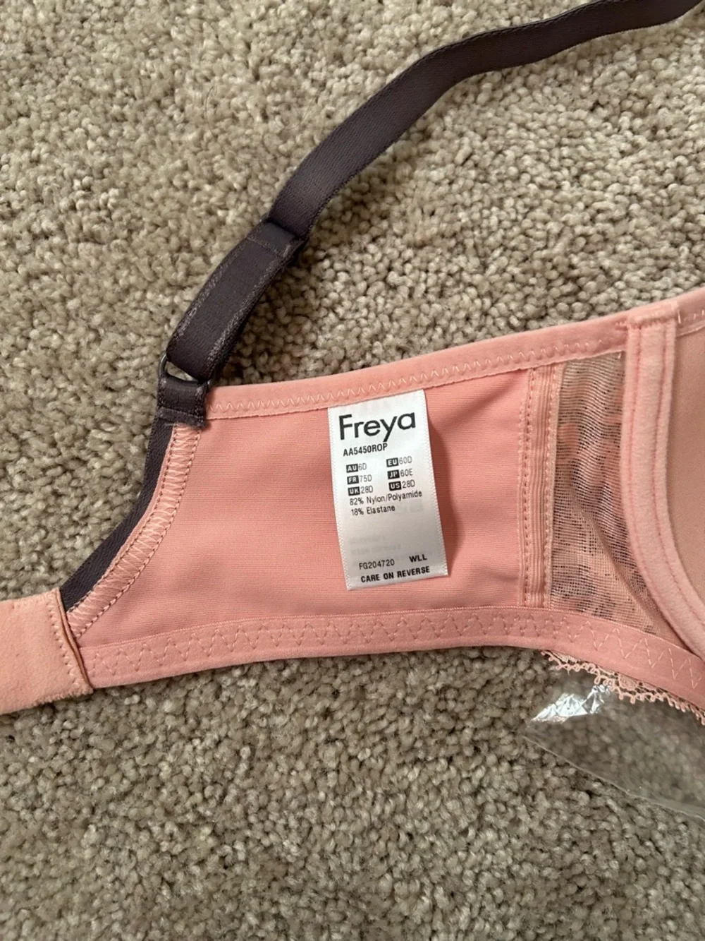 Freya Nude/Tan Strapless Bra - Picture 6 of 8